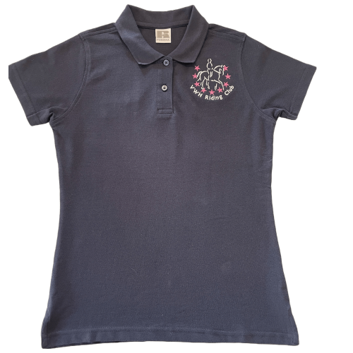 VWH Riding Club Navy Polo Shirt with Logo