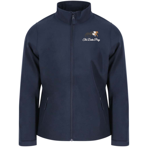 Dales Pony Society Ladies Soft Shell Jacket Navy