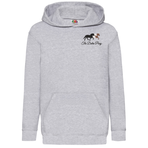 Dales Pony Society Kids Hoodie Heather Grey