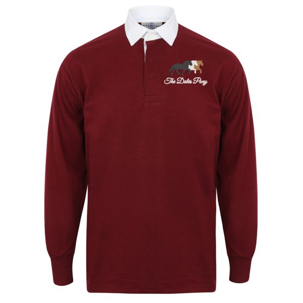 Dales Pony Society Rugby Shirt Burgundy