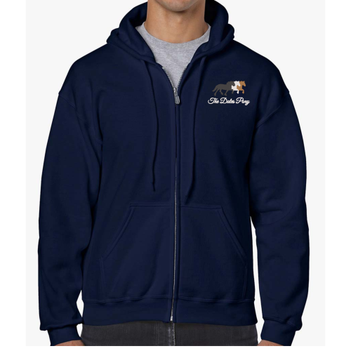 Dales Pony Society Zip Hoodie Navy