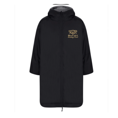 Wessex Gold Riding Club Black All Weather Coat