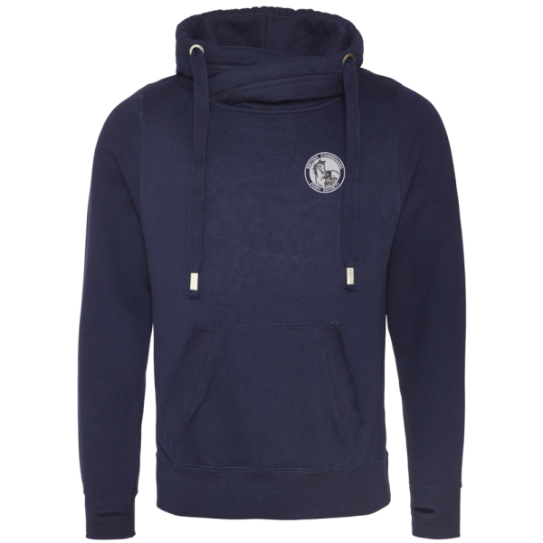 British Connemara Society Navy Cross Neck Hoodie