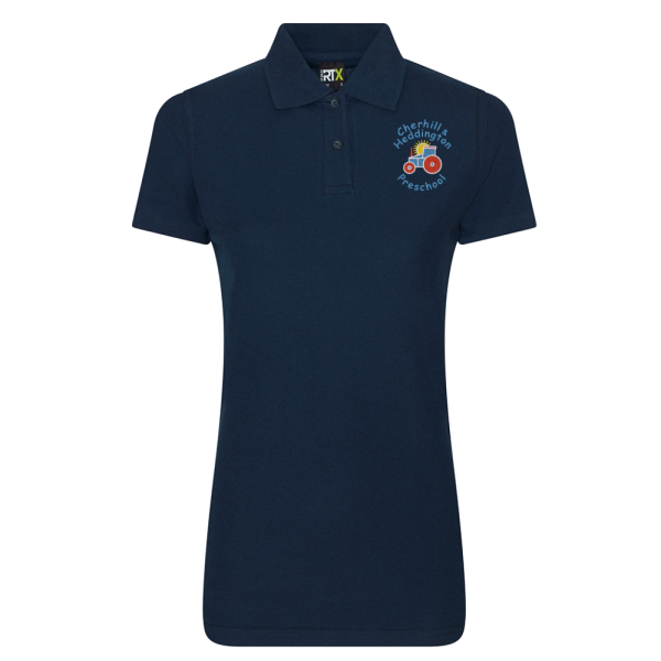 Cherhill & Heddington Preschool Adults Ladies Polo Shirt